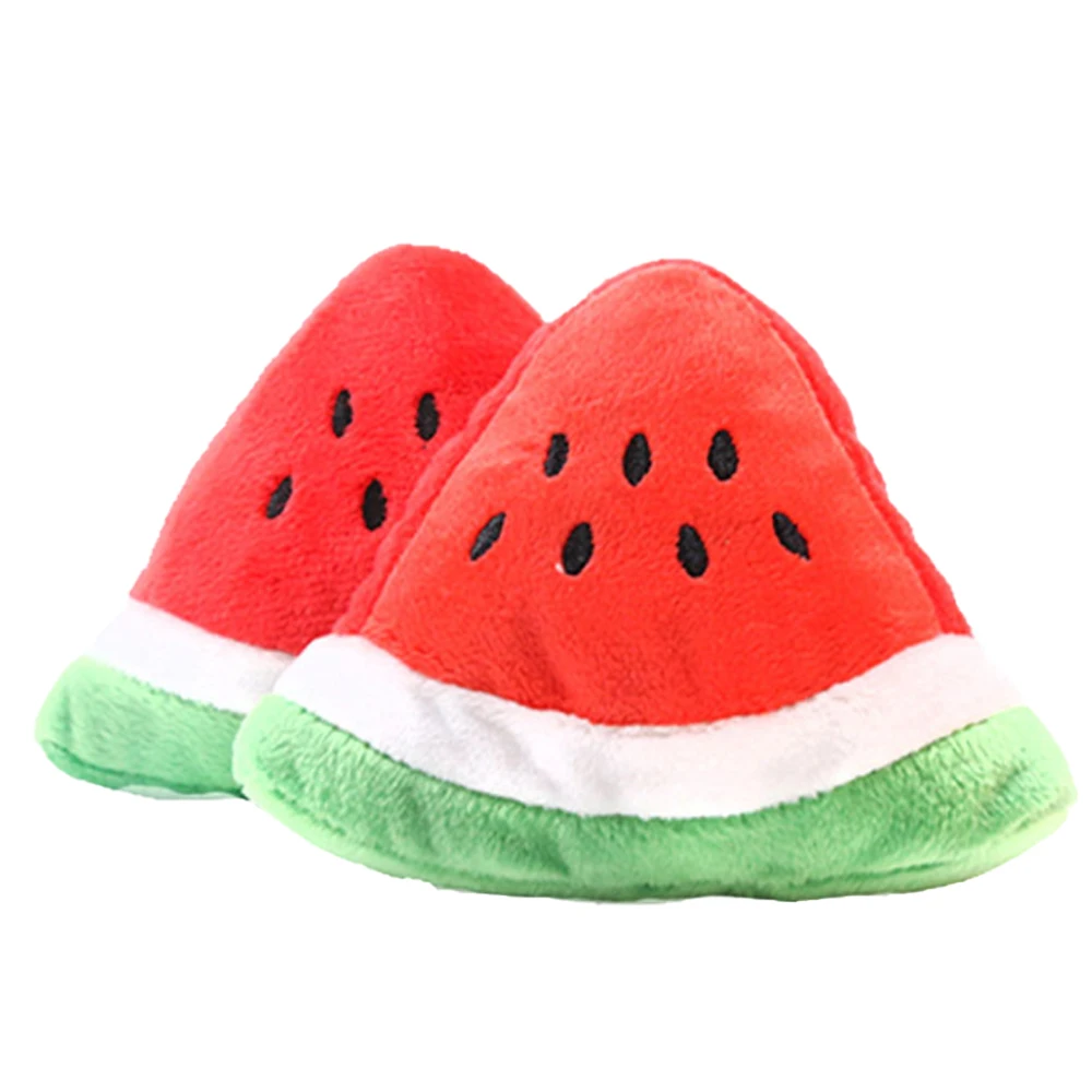 Жевательные игрушки для собак пищалка игрушка домашних животных мультяшная милая плюшевая головоломка