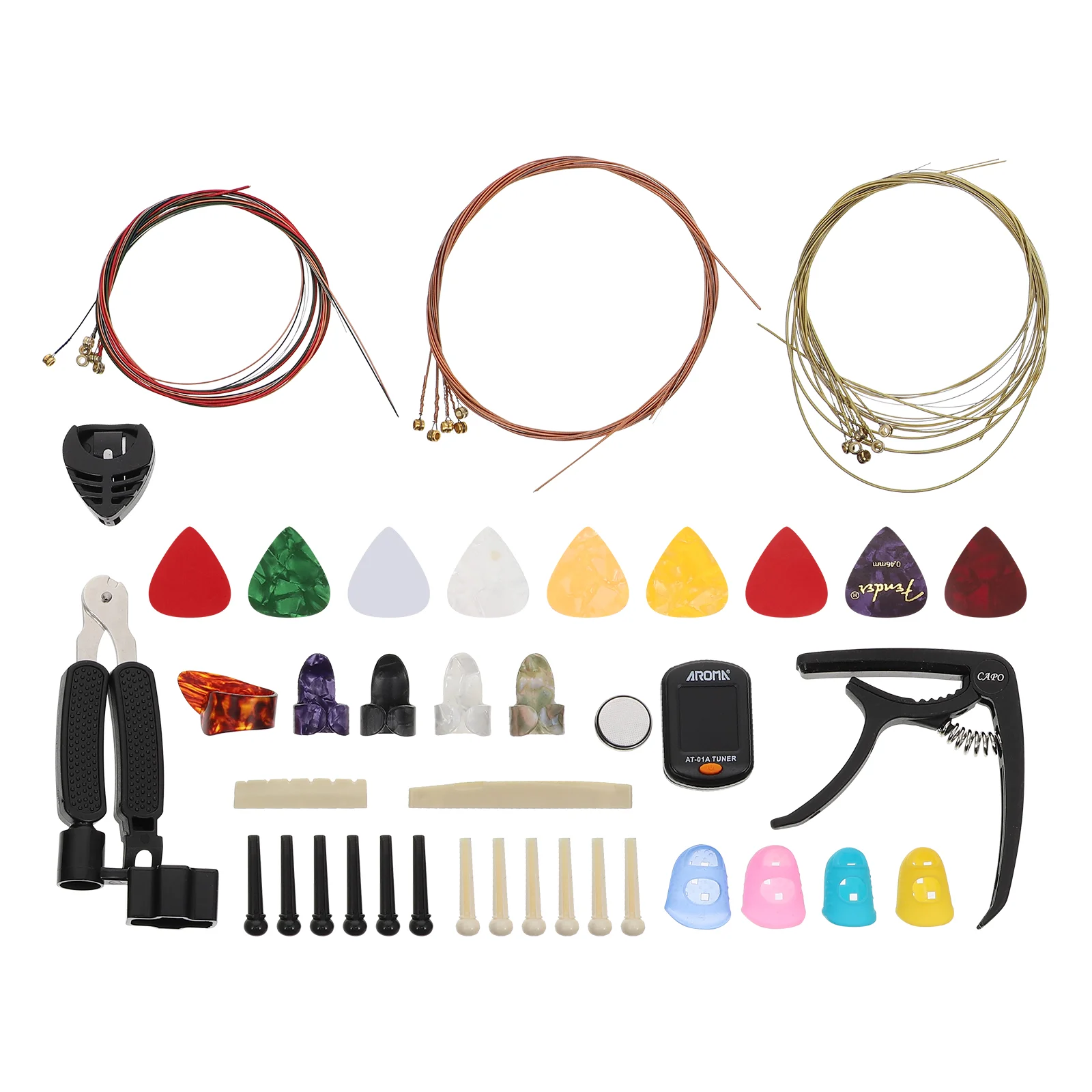 

1 Набор, аксессуары для гитары, каподастр, инструменты, аксессуары (разные цвета)