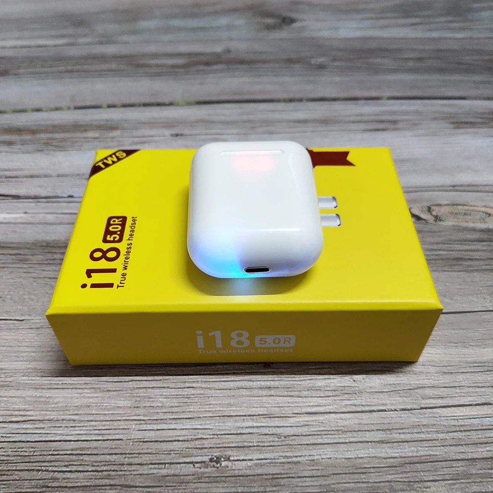 I12 Tws 5,0 Bluetooth спортивные наушники игровая гарнитура i7S i18 i9s стерео беспроводные наушники с микрофоном зарядная коробка