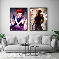 canvas painting nordic prints hunter x hunter home decoration anime wall art pictures watercolor poster for living room modular