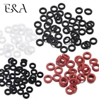 Уплотнительное кольцо из эластичной резины для изготовления кожаных браслетов, 50 шт.