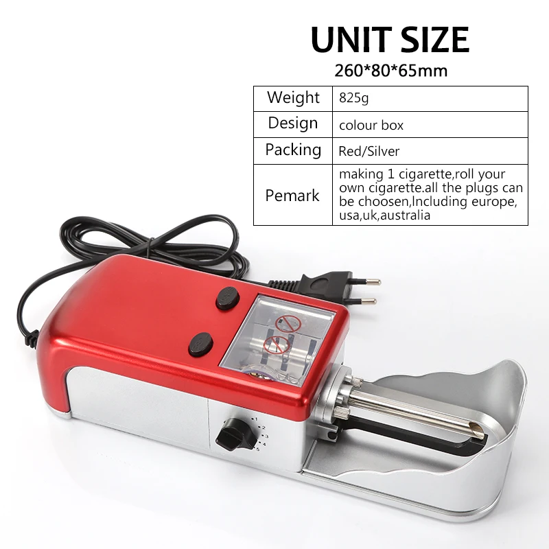 Новая машинка для скручивания сигарет Электрический автоматический табачный
