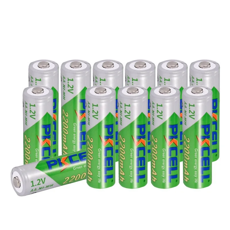 

AA Battery NiMH Rechargeable Batteries 1.2V 2200mAh Low self-discharge Durable 2A Bateria For Toy And Camera