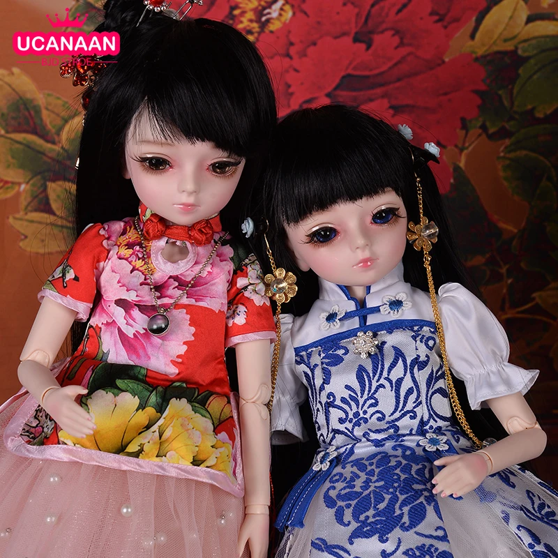 

1/4 BJD куклы 45 см мяч шарнирные кукла Сменные ангельские глазки с наряды платье принцессы парик обувь макияж для девочек DIY одеваются красоты ...