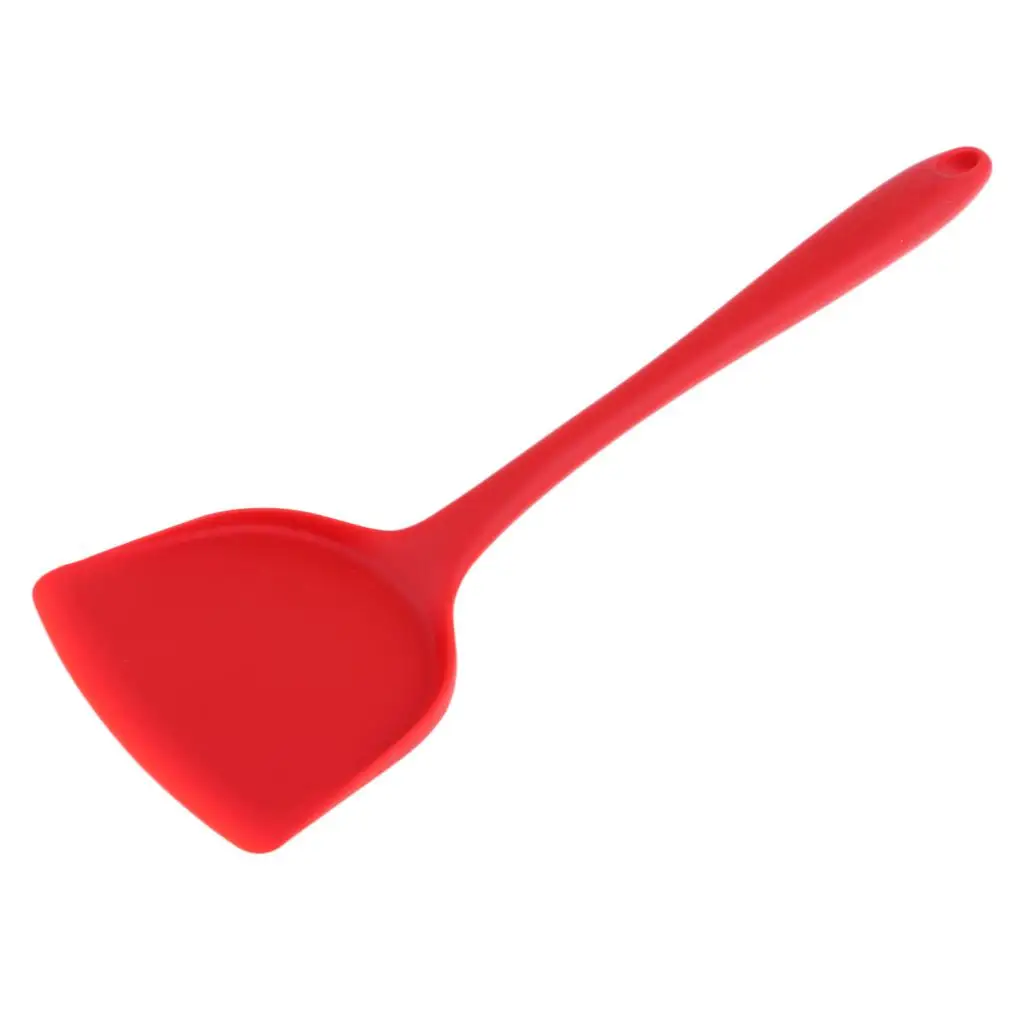 Длинная искусственная лопатка для переворачивания яйца крепа с гамбургерами