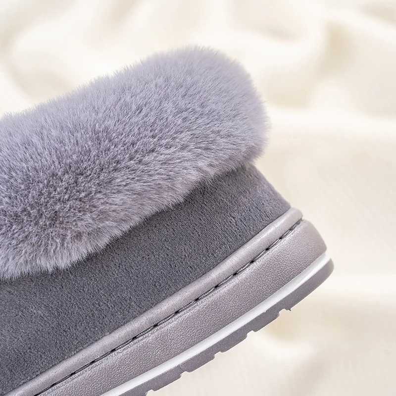 

2020 New Fashion Winter Cotton Rabbit Ear Home Indoor Winter Warm Shoes Womens Cute Plus Plush Women's Flat Shoes