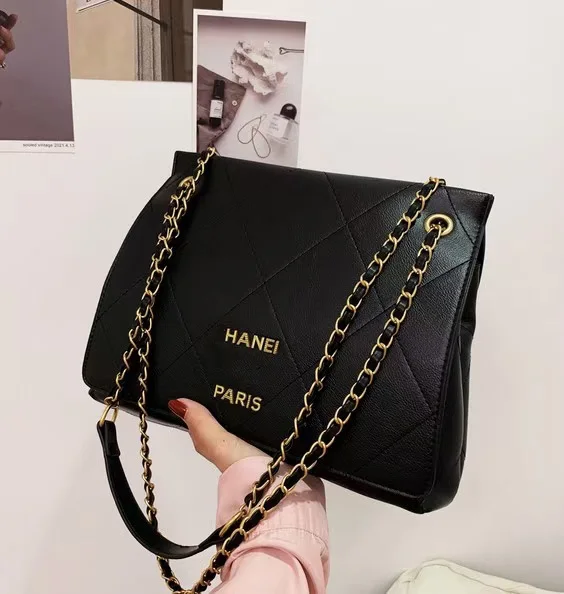 

Large-capacity Rhombic Chain Bag Handbags 2021 Autumn and Winter New Ladies Shoulder Bag Brand Trendy Fashion Tote Bag