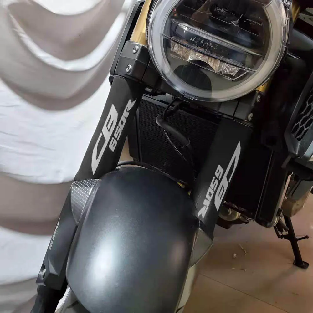 

FOR HONDA CB650R CB 650R 2019 2020 2021 Motorcycle Front Fork Protector Shock Absorber Guard Wrap Cover Skin Stretch Fabric