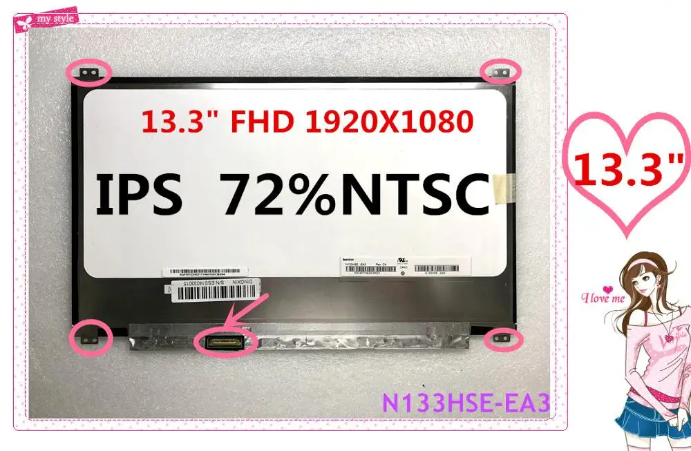 Ультрабук для ноутбука ASUS UX32 UX32VD UX31 UX31A ЖК-дисплей светодиодный экран 1920*1080 EDP 30