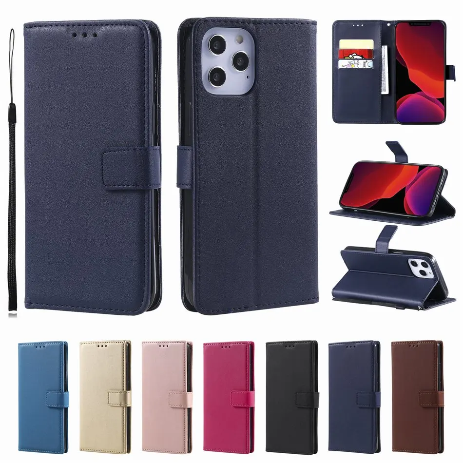 

Leather Coque Flip Phone Wallet For Case Samsung Galaxy S20Fe S10E S10 S9 S8 Plus S7 S6 Edge S5 S4 S3 Mini Card Bit Cover D21E