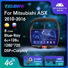 Автомобильный радиоприемник, экран IPS, 2DIN, Android 10, Bluetooth, для Mitsubishi ASX 2010-2016