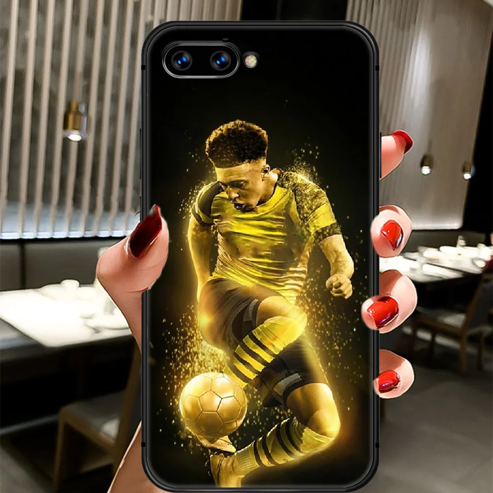 

Jadon Sancho Soccer Stars Phone Case Cover Hull For HUAWEI Honor 8 8c 8a 8x 9 9a 9x V10 MATE 10 20 I Lite Pro black Cover