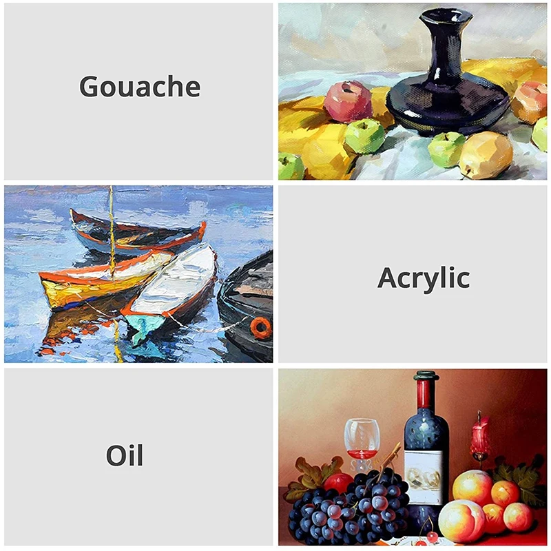 

30-Piece Paint Brush Set with Wooden Handle, Brush for Cleaning and Dust Removal, Gloss Paint Brush, Oil Brush