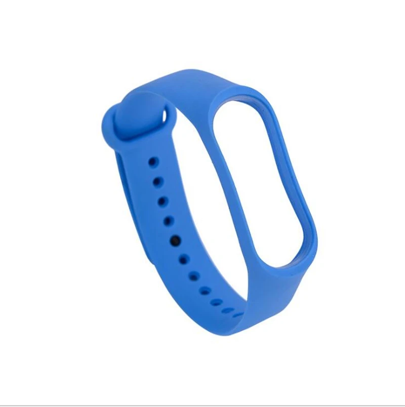 Dark Blue Браслет для Xiaomi mi ремешок 4 ремешок для Xiaomi mi ремешок 3 силиконовый ремешок mi Band 4 браслет mi Band 3 ремешок на запястье аксессуары - Цвет: Dark Blue
