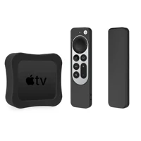remote control case silicone tv box anti fall protective cover for 2021 apple tv 4k 5th 4th remote control waterproof fitted c