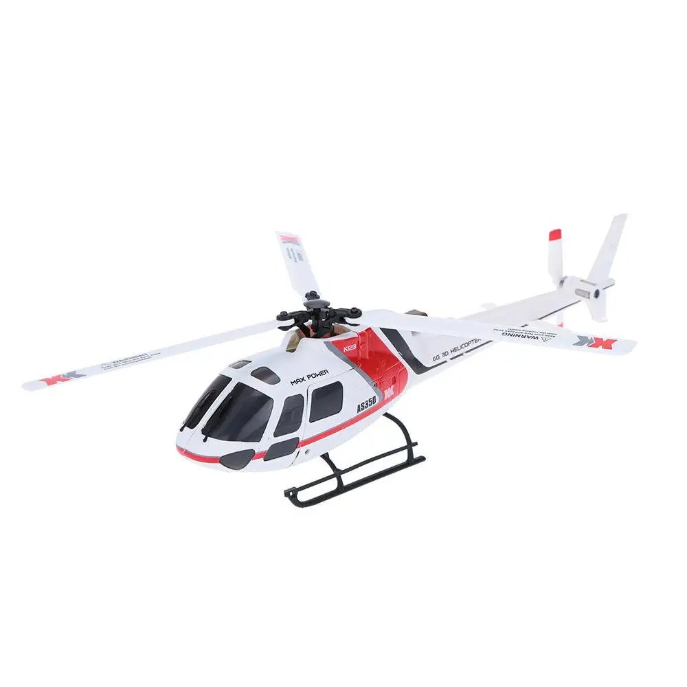 XK K123 6CH бесщеточный AS350 весы 3D6G Системы Non aileron RC вертолет игрушки RTF для детей