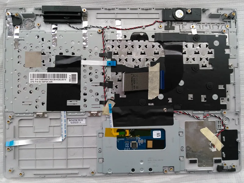 Русская клавиатура для ноутбука с тачпадом Samsung QX310 QX311 QX412 новая раскладка по