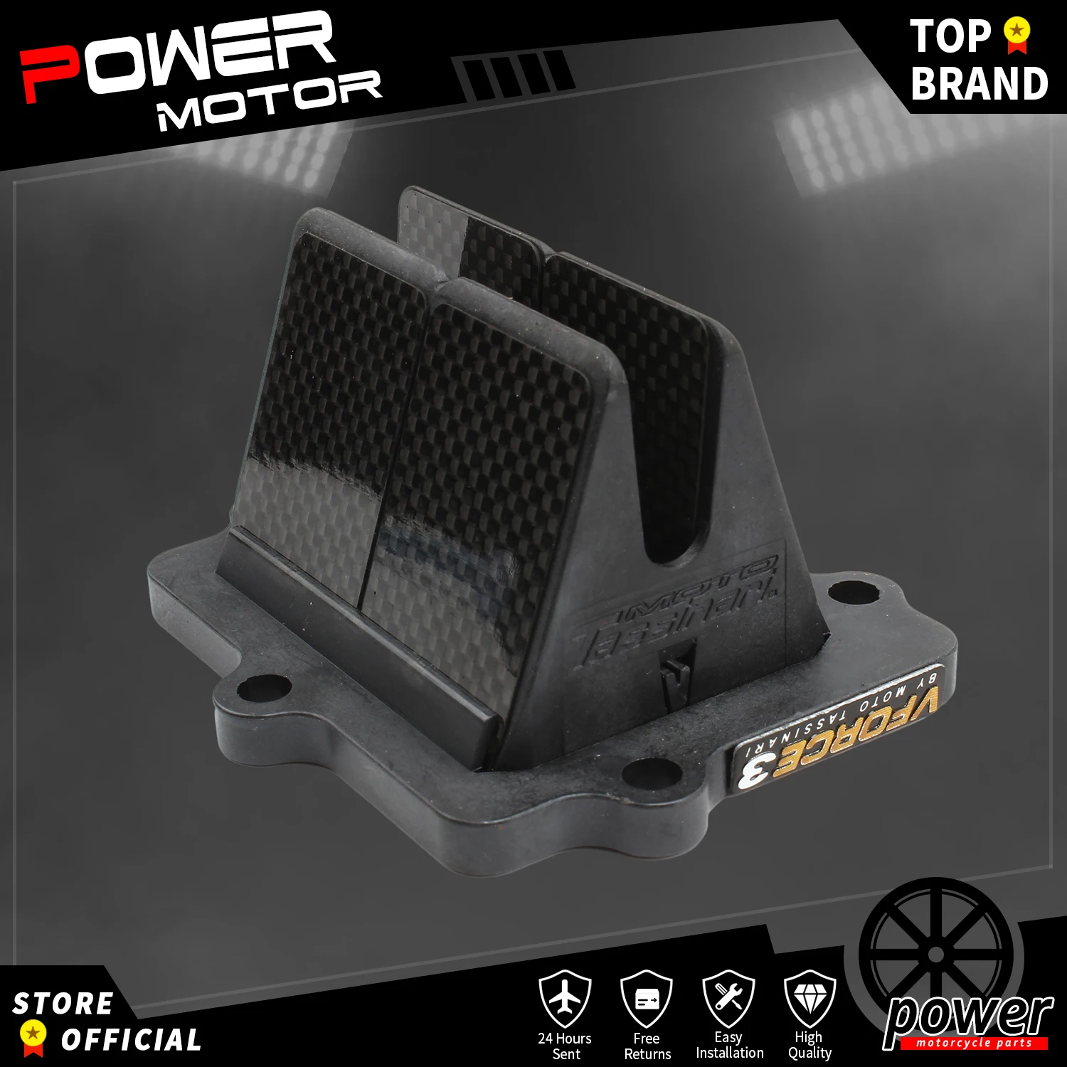 Мотоцикл V сила углеродного волокна тростниковый клапан для SUZUKI RM250 1996 1997 2003-2008