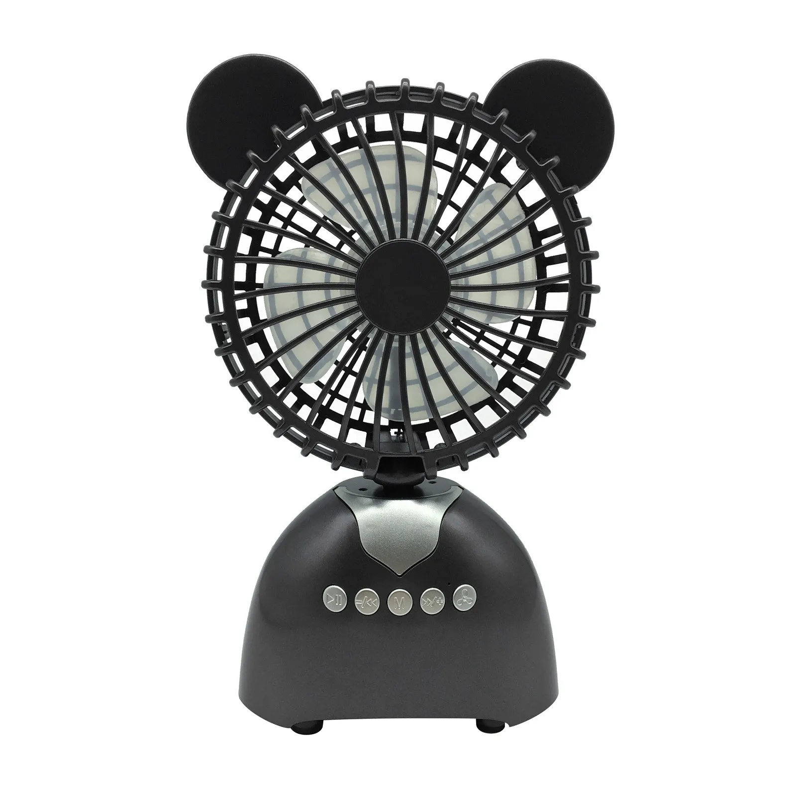 

Bluetooth Music Fan Fm Radio Three-in-one Usb Charging Small Smart Home Fashion Mute Desktop Office Fan