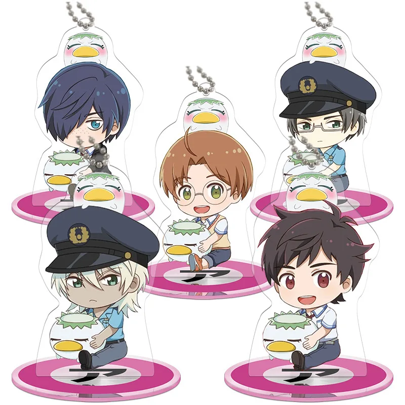 7 шт. разные стили 9 см SARAZANMAI аниме фигурка игрушка акриловый брелок декоративные