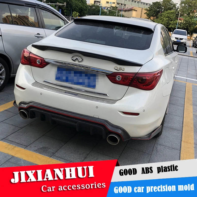 

For Q50 ROOF Spoiler Carbon Fiber Material 2014-2015 m5 Performance Style Spoiler For Infiniti Q50 ROOF Spoiler