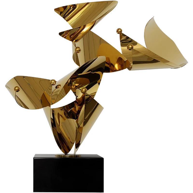 

Hotel lobby decoration model room sales office living room lobby soft decoration crafts table sculpture works of Art