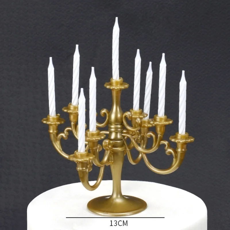 Новинка подсвечники и 1 комплект для торта на день рождения декоративные - купить