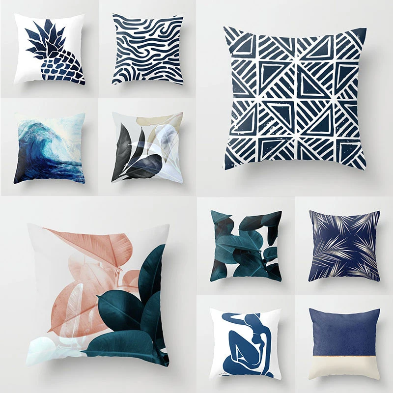 

Modern Printed Pillowcase Simplicity Geometric Pillowcase Household Items Cushion Cover Modern Comfortable Pillowcase