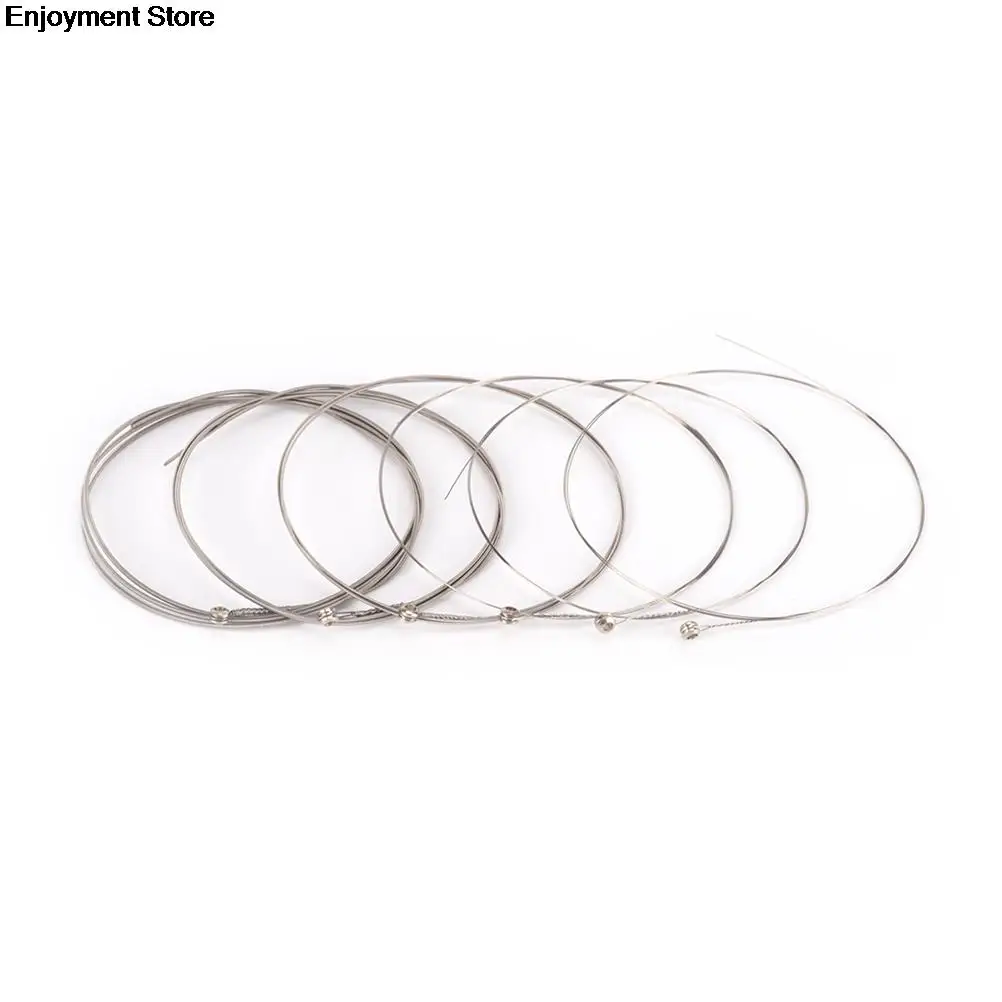 Лидер продаж! 6 шт./компл. серебряные струны для акустической гитары чистые Струны