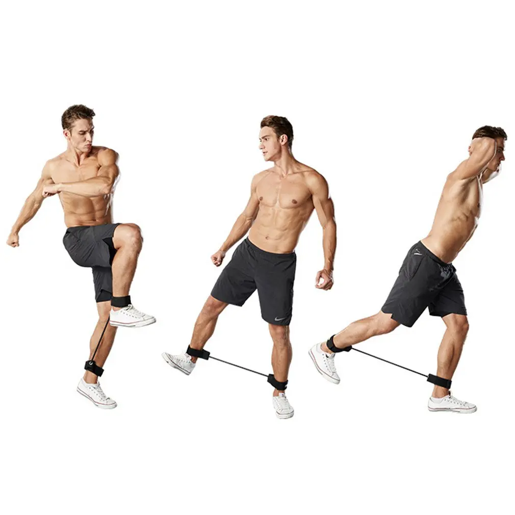 

Leg And Foot Tensioner Elastic Rope Strength Bounce Pace Training Resistance Band Portable Fitness Equipment