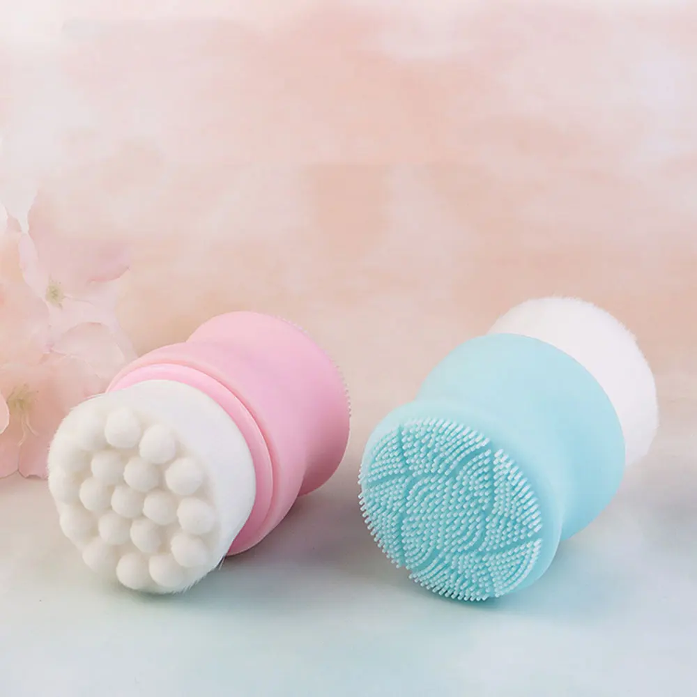 

4pcs Skin Care Facial Brush Deep Cleaning Brush Scrubber