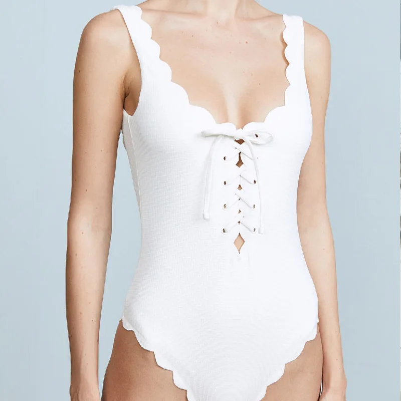 

New Australian Sexy One-Piece Swimming Suit Women's Cross Strap Small Bust Gathering Bikini Conservative Backless Swimsuit