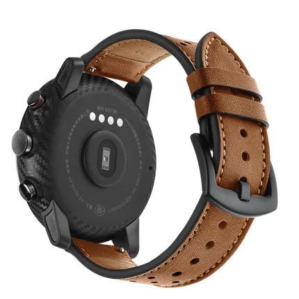 Ремешок из натуральной кожи для смарт-часов AMAZFIT Stratos 2s 3 Pace браслет huami amazfit GTR 47 мм