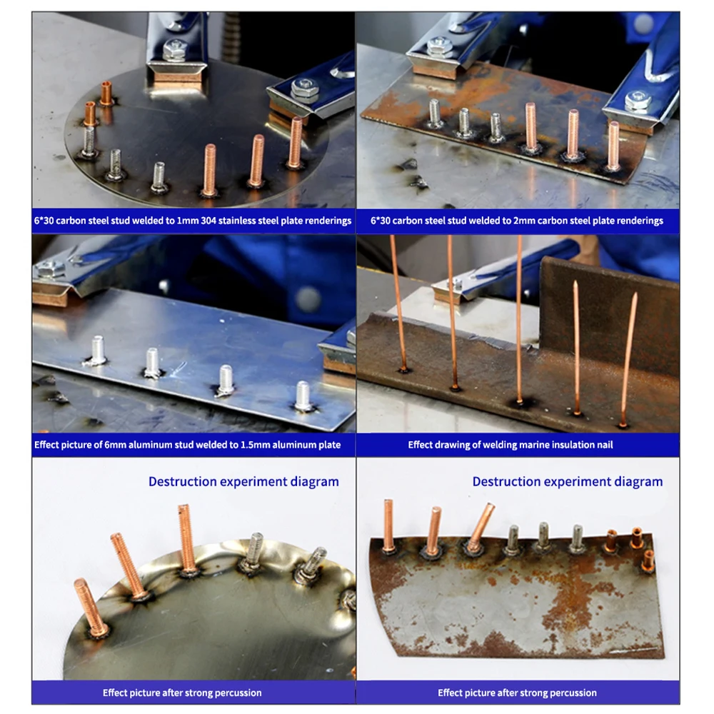 

RSR-2500 Capacitor Energy Storage Stud Welding Machine Bolt Sign Welder Insulation Nail Type Welder