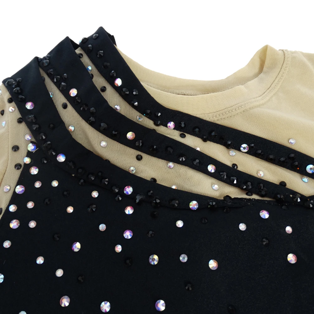 Платье для фигурного катания женщин и девочек платье костюм гимнастики на заказ