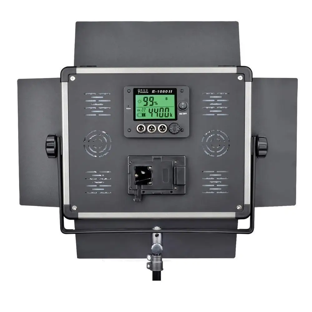 

DHL 2 pcs Led video light with lcd screen Lamp E-1080II Continue Lighting video light Studio Photography led video Lighting