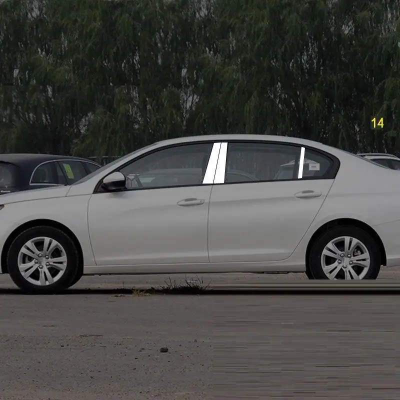 Автомобильный Кондиционер 14 15 для Peugeot 408 модифицированный хром Стайлинг