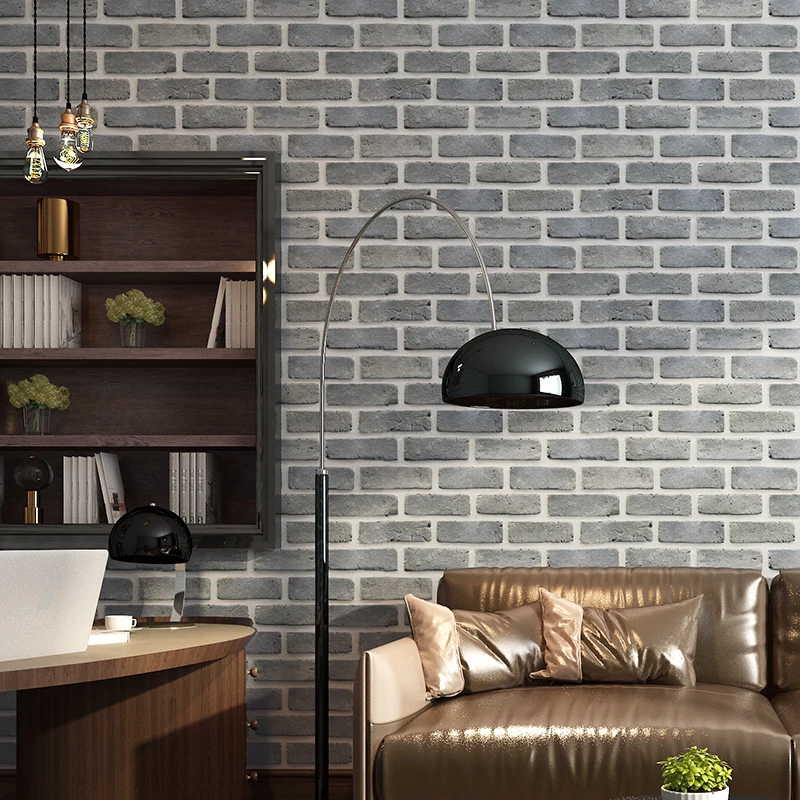 

3D Culture Brick Pattern Wall Stickers Antique Pieces Wallpaper Self-Adhesive Waterproof Restaurant DingRoom Wainscot Background