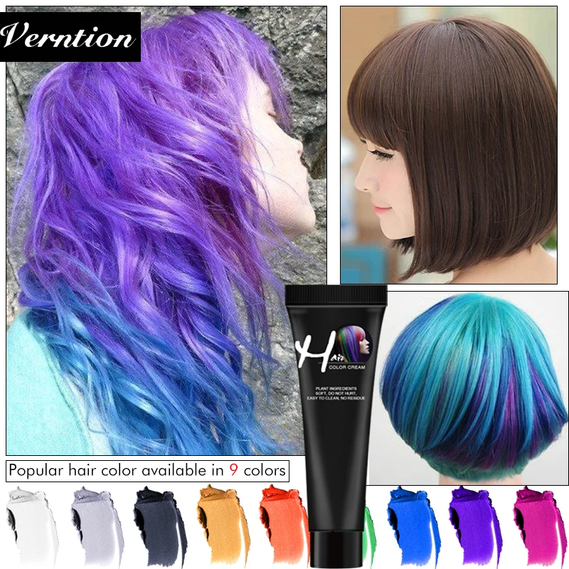 Крем краска для волос Verntion стойкая с запахом|Чаши смешивания красок волос| |