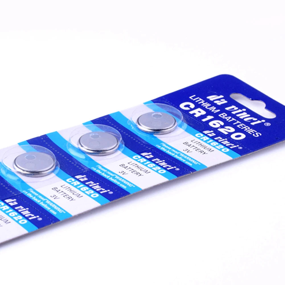 

YCDC 20pcs Long Lasting Wholesale CR1620 1620 ECR1620 KCR1620 BR1620 Button Battery 3 V Volt CR1620 Lithium-ion Coin Battery