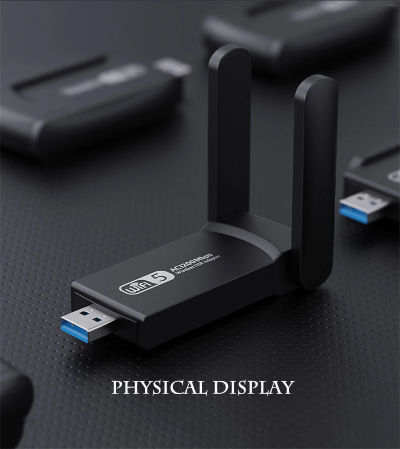 2 4G 5G 1200 Мбит/с Usb беспроводная сетевая карта ключ антенна AP Wifi адаптер