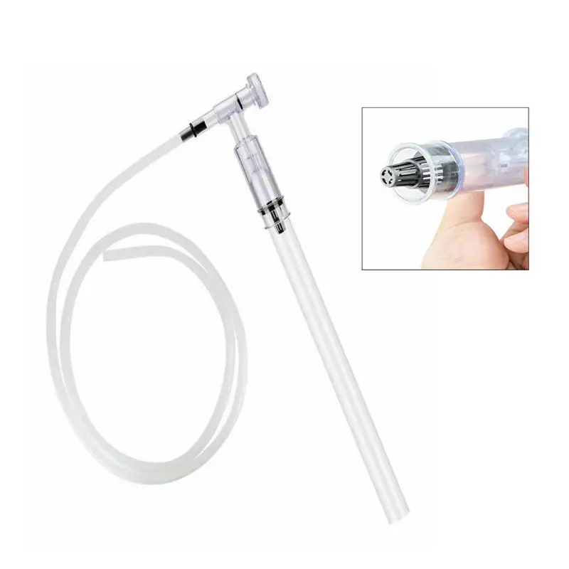 

Aquarium Fish Tank Gravel Sand Cleaner Siphon Pump Water Charger with Water Flow Adjuster (Squeeze Free)