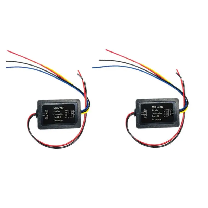 

Pair 3-step Sequential Flow Semi Dynamic Chase Flash Tail Light Module Boxes Car T3EF