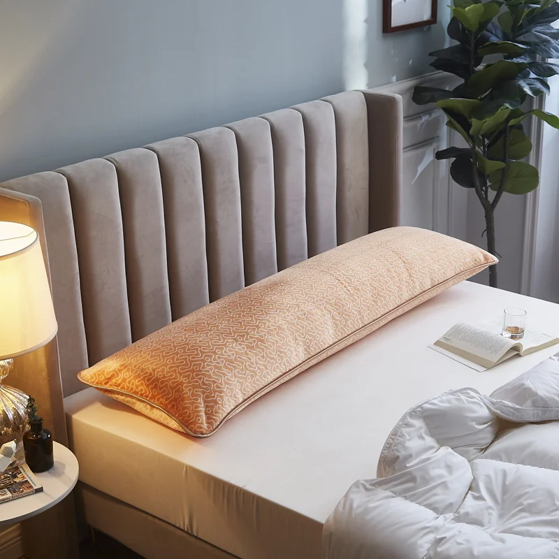 

Мягкая фланелевая Длинная Подушка, удобная, теплая, для влюбленных, наволочка для сна, 120/150/180 см, постельное белье, наволочка