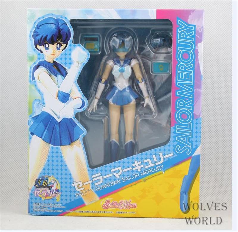 

Anime Pretty Guardian Sailor Moon Tsukino Usagi Sailor Mercury Venus Jupiter Saturn PVC Action Figure Collectible Model Toy Doll