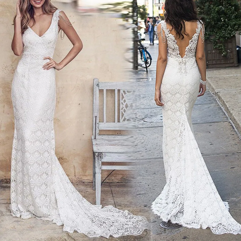 Новинка 2019 женское длинное платье сексуальное с глубоким v образным вырезом