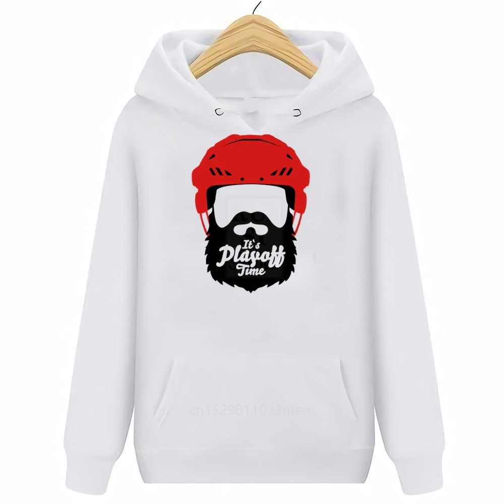 

Hockeyer Helmet Playoff Time Men's T Shirt Sleeve T Shirt Summer Men Tee Tops Clothing Top Quality 2020 New Brand Men'S