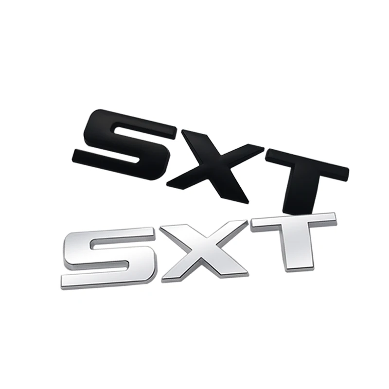 Металлическая Автомобильная наклейка с надписью SXT эмблема на багажник эмблемой