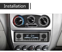 car radio 1 din stereo fm bluetooth compatible mp3 audio player cellphone handfree digital usbsd with in dash aux input