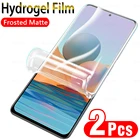 2 шт. матовая Гидрогелевая пленка для Xiaomi Redmi Note 10 Pro Max матовая защитная пленка для xiamoi redmi note 10 5g 10s 10pro HD пленка